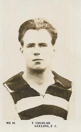 1923 Magpie Portraits of Our Leading Footballers #81 Arthur Coghlan Front